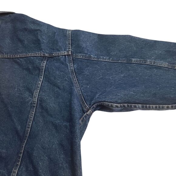 Wrangler Rugged Wear Mens Denim Jacket Blue Cotton Size XL - Picture 11 of 14